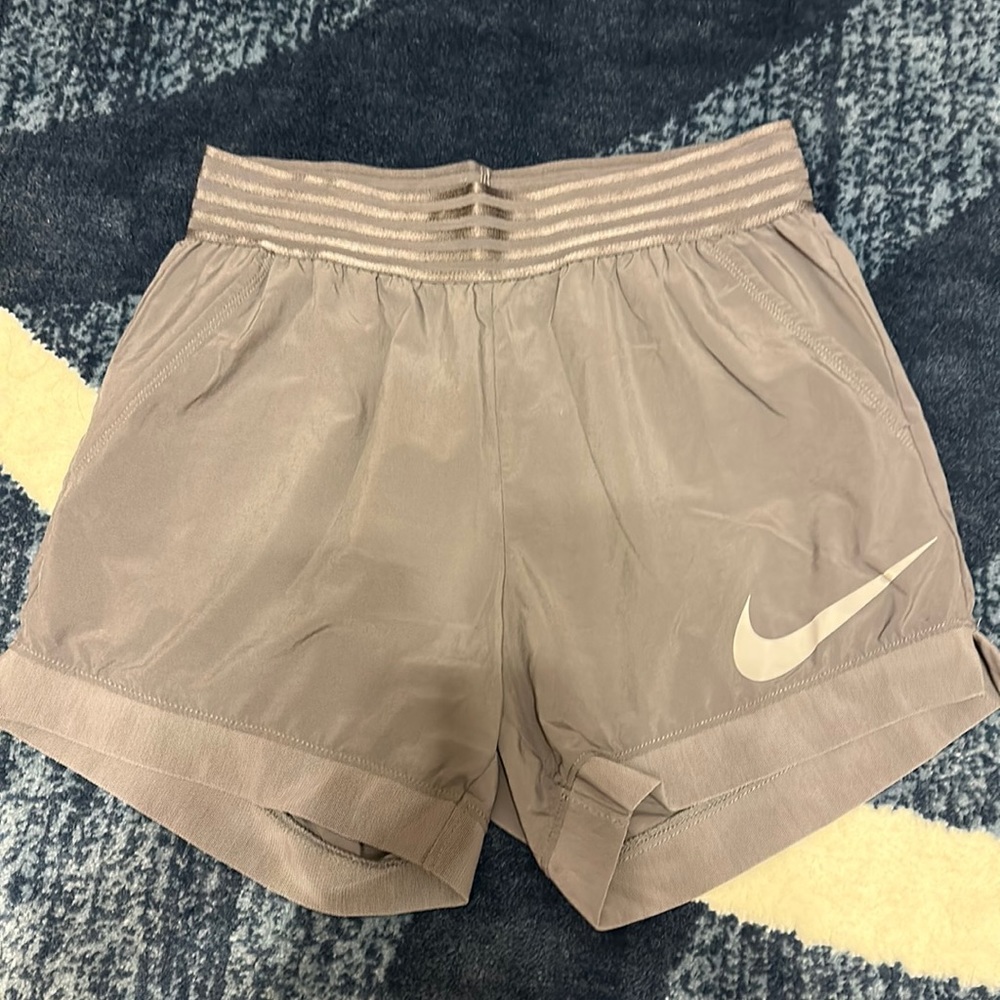Grey Nike DRI-FIT women shorts size:XS